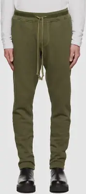 $975 Greg Lauren Men's Green New Sweat Sleepwear USA Lounge Pants Size 4 / US 38