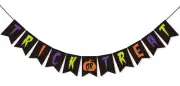 Trick or Treat Banner Halloween Party Decorations Halloween Bunting Flag Mant...