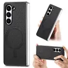For Samsung Galaxy Z Fold6 Z Fold5 Z Fold4 Shockproof MagSafe Leather Phone case