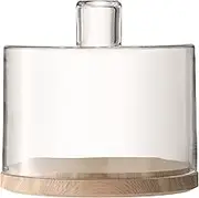 LSA INTERNATIONAL LSA7601 Lotta Cake Cheese Dome, Clear/Ash