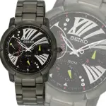 【SEIKO 精工】限量300只 CRITERIA巴黎情緣三眼腕錶34㎜-加超值好禮 SK004(SNT883P1/5Y66-0BF0SD)