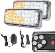LED Wireless Battery Strobe Hazard Light Bar Emergency Beacon Flashing Warning