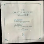 12x12 Border Ruled White Refill Pages Creative Memories Scrapbook Album RCM-12BR