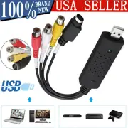 USB 2.0 Audio Video VHS to DVD VCR PC HDD Converter Adapter Digital Capture Card