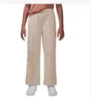 Jordan Jumpman Woven Taping Pants Legend LT Brown Large Mesh Straight Wide Leg