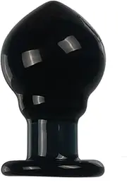LYGHDBN BDSM Glass Anal Plug 6cm Thick Anal Beads Anus Dilator Buttplugs for Men Women Massage G-Spot Sex Toys(D)