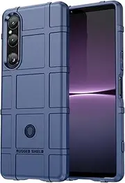 [YBROY] Case for Sony Xperia 1 V, Shockproof Thin Silicone Case, TPU Flexible Rubber, Anti-Scratch, Case Cover for Sony Xperia 1 V.(Blue)