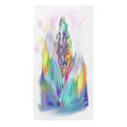 Colorful Rainbows and Starlight Pegasus Microfiber Beach Towel