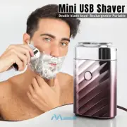 Mini Men's Portable Electric Shaver Pocket Size Travel USB Rechargeable Razor