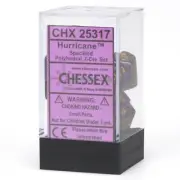 Chessex Hurricane Speckled RPG 7-Dice Set D20/12/10/%/8/6/4 CHX25317