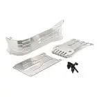 Stainless Steel Chassis Guard Plate Kit for Tamiya 1/10 Hotshot II 4WD RC Parts