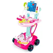 Lenoxx Kids Pretend Medical Doctor Cart Playset