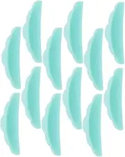 PLAFOPE Eyelash Perming Gaskets 20 Pairs Silicone Lash Perm Pads Reusable Easy to Apply for Salon Home Use