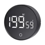 Kitchen Timer Manual Digital Timer Shower Study Stopwatch Black Z7T34200