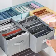 Storage Box Washable Reusable Multi-grid Wardrobe Clothing Organizer Lightweight