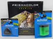 Prismacolor Premier Verithin Artist Quality Pencil Set with Sharpener & Eraser