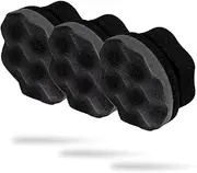 Adam's Polishes Pro Tire Hex Grip Applicator (3 Pack) - Car Detailing Foam Sponge Tool for Tire Shine | Cleaning Supplies for Vinyl, Rubber & Trim Accessories After Wash | Wheel Cleaner
