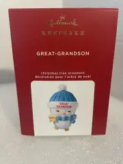 Hallmark Great Grandson Keepsake Ornament Penguin Boy 2020