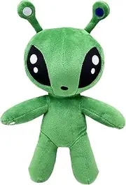 Green Alien Plush, Space Alien Soft Toy, Cartoon Space Stuffed Doll for Kids, Cute Soft Stuffed Animal Toy, Creative Anime Character Plush Doll, Funny Throw Pillow for Boys Girls
