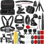 50 In 1 Action 5 Camera Accessory Kit Compatible with GoPro Hero 13 12 11 DJI
