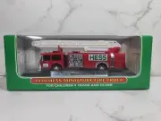 1999 Hess Miniature Fire Truck Hess Truck with Ladder NOS