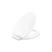 KOHLER Glissade ReadyLatch Quiet-Close Elongated Front Toilet Seat in White