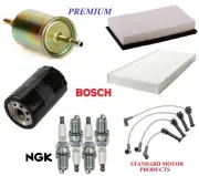 Tune Up Kit Filters Spark Plugs For FORD FOCUS L4 2.0L DOHC;3 ENG CODE 2000-2004 (for: Ford)