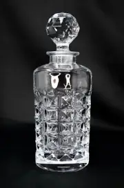 Decanter Whiskey Cognac Vodka Wine Water Carafe Bohemia Crystal Glass 22oz/650ml