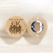 Wizard of Oz Engraved Magnetic Bottle Opener - Movie Collector Gift