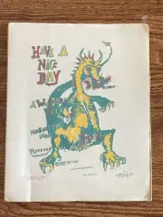 Robert R.L. Mulder Signed Hand Crafted Silk Screen Print - Fire Breathing Dragon
