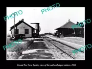 OLD 8x6 HISTORIC PHOTO OF GRAND PRE NOVA SCOTIA RAILROAD DEPOT STATION c1930
