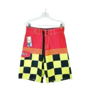 NWT Boracay Swim Trunks Shorts Multicolor Polyester Size 30
