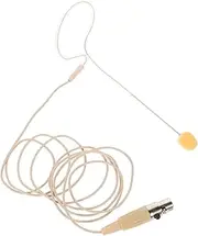 Abaodam Single Ear Over Ear Hanging Microphone Lightweight Headworn Mic for Lectures Live Performance and Podcasts High Sensitivity and Voice Transmission