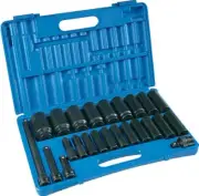 (1324D 1/2" Drive 24-Piece Deep Socket Set