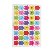 10pcs/pack Smile Stars Decal School Children Kids Teacher Label Reward Cute Sticker for DIY Scrapbook Decor School Stationery Set