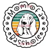 Sublimation Print Mom Of A Basshole Basset Hound Ready Press Heat Transfer