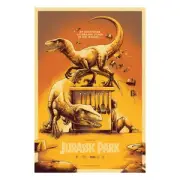 Jurassic Park x Luke Preece - Raptors in the Kitchen - Screen-Print -24