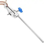 Luxshiny 4 Iron Prong Cork Lined Clamp for Laboratory Use Adjustable Design for Various Flask Lab Equipment for Long Lasting Performance Chemical and Experimental Settings