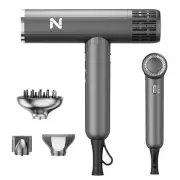 Ionic Salon Hair Dryer with 3 Attachments, 1600W Professional Blow Dryer with...