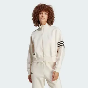 【adidas 愛迪達】運動服 休閒外套 女外套 TRACKTOP(IB7316)