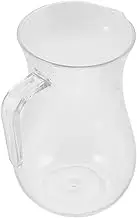 BESTOYARD Plastic Water Pitcher with Handle Versatile Beverage Decanter for Whiskey Juice Water and More for Home Bars and Ktv Easy Pouring and Cleaning