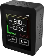 Carbon Dioxide Detector - Carbon Dioxide Thermometer Hygrometer Monitor Indoor | CO2 Meter Sensor for, Anti-Interference Astray