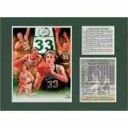 Larry Bird Retires Boston Celtics NBA Career Statistics Tribute