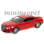 MINICHAMPS 100-139620 2008 BENTLEY CONTINENTAL GT 1/18 DIECAST MODEL CAR RED