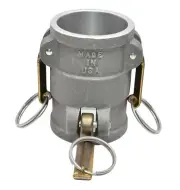P-T Coupling Camlock 2" Coupler x 2" Coupler Cam and Groove Quick Disconnect