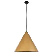 Fiorentino Borneo 62 Cone Timber Pendant Light - Large - Wood