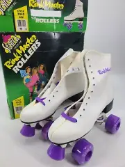 VTG New Seneca Sports Rink Master Rollers Womens 9 Rollerskates White Purple