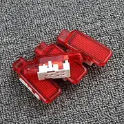 Car Door Panel Interior Warning Light Lamp For A7 A8 Q3 Q5 Q7 TT A3 S3 A6 S6 A4 S4 RS3 RS4 A7 RS7 8KD 947 411 8KD 947 415C(Red 4 Piece)