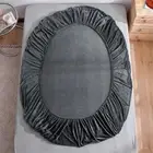 Soft Fitted Sheets Dust Cover Protector Flannel Mattress Cover Cashmere Thicken