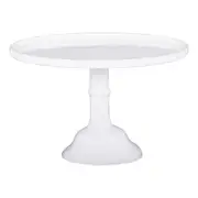 Ecology Glass Torte Cake Stand Dessert Display Holder Server 29x18cm White